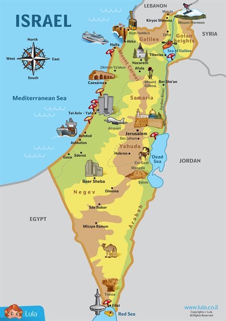 Discovering Israel: A Comprehensive Tourist Attractions Map