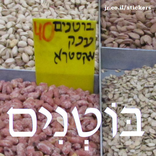 peanuts in Hebrew